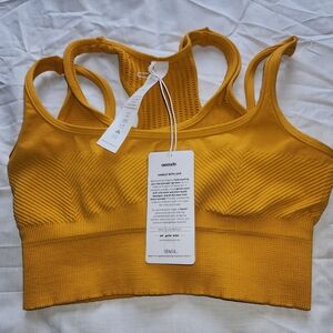 Avocado Danya Double Moto Bra Yellow Size Xs/S NWT!!!